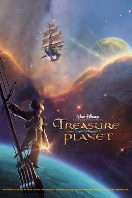 Treasure Planet Wooden Framed Poster