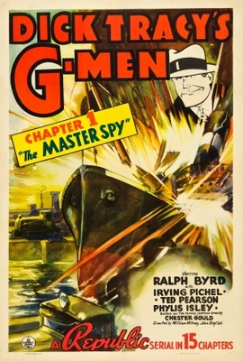 Dick Tracy's G-Men Wooden Framed Poster