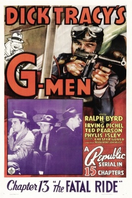 Dick Tracy's G-Men Wooden Framed Poster