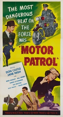 Motor Patrol Wooden Framed Poster