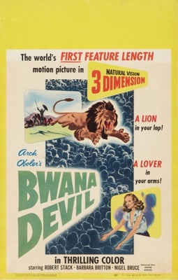 Bwana Devil Poster with Hanger
