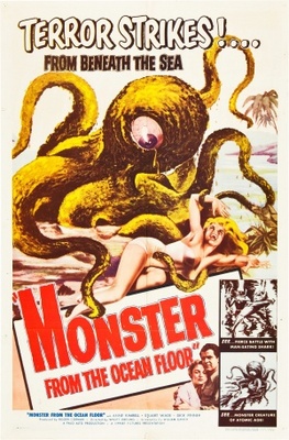 Monster from the Ocean Floor pillow