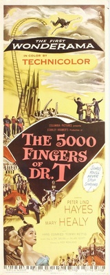 The 5,000 Fingers of Dr. T. Wooden Framed Poster