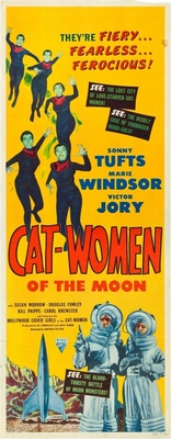 Cat-Women of the Moon Wood Print