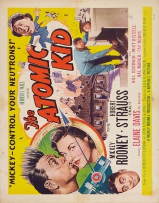 The Atomic Kid Wooden Framed Poster