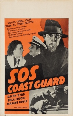 S.O.S. Coast Guard Metal Framed Poster