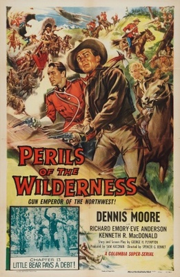 Perils of the Wilderness Wooden Framed Poster
