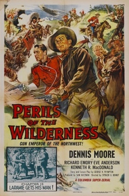 Perils of the Wilderness Wooden Framed Poster