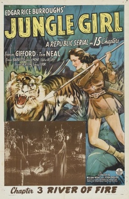 Jungle Girl Poster with Hanger