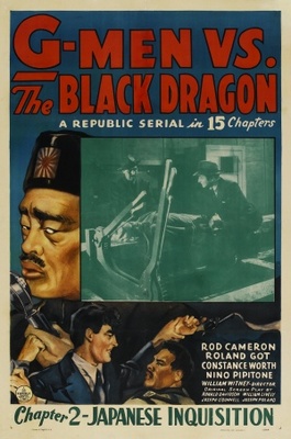 G-men vs. the Black Dragon Wooden Framed Poster