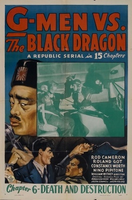 G-men vs. the Black Dragon Wooden Framed Poster