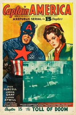 Captain America Poster with Hanger