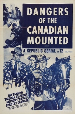 Dangers of the Canadian Mounted Wooden Framed Poster