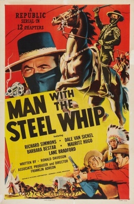 Man with the Steel Whip Metal Framed Poster