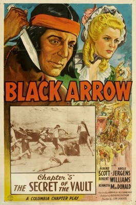 Black Arrow Wooden Framed Poster