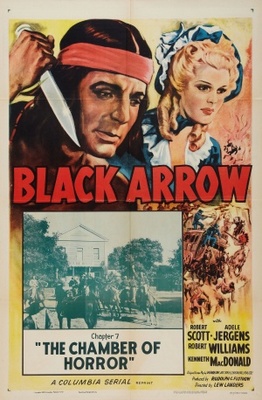 Black Arrow Wooden Framed Poster
