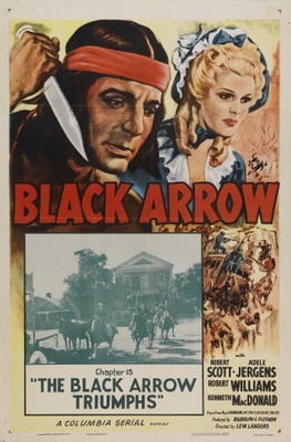 Black Arrow Canvas Poster