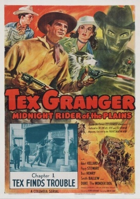 Tex Granger, Midnight Rider of the Plains Metal Framed Poster