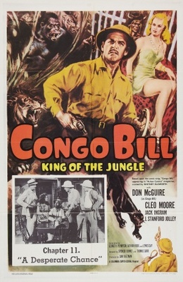 Congo Bill Wooden Framed Poster