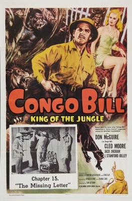Congo Bill Wooden Framed Poster