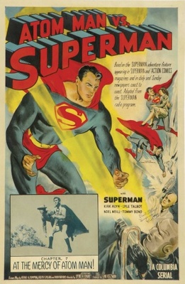 Atom Man Vs. Superman Canvas Poster