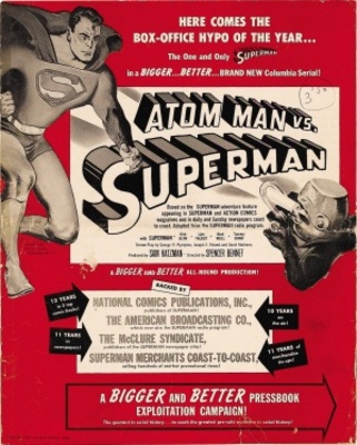 Atom Man Vs. Superman pillow