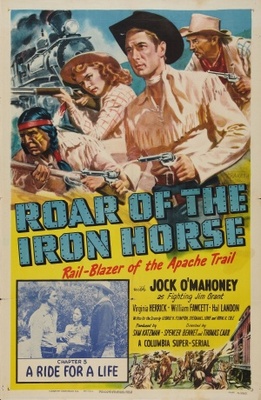 Roar of the Iron Horse, Rail-Blazer of the Apache Trail Metal Framed Poster