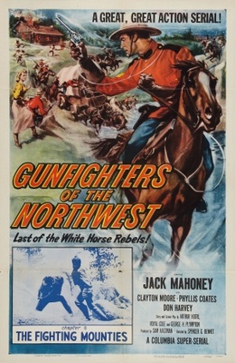 Gunfighters of the Northwest Wooden Framed Poster