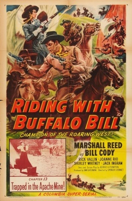 Riding with Buffalo Bill Canvas Poster