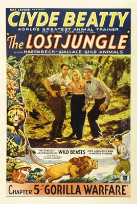 The Lost Jungle Wooden Framed Poster
