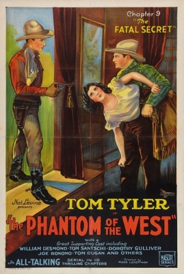 The Phantom of the West Wooden Framed Poster