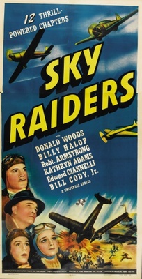Sky Raiders Wooden Framed Poster