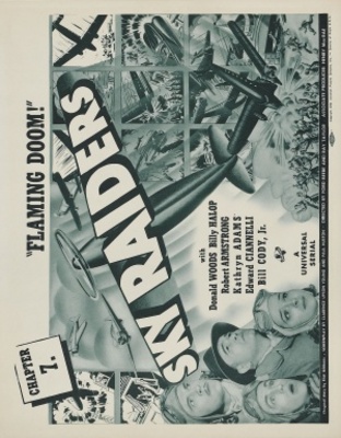Sky Raiders Wooden Framed Poster