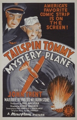 Mystery Plane Wooden Framed Poster
