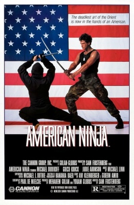 American Ninja Poster with Hanger