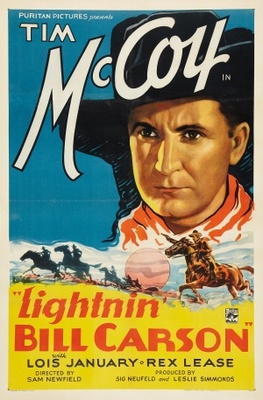 Lightnin' Bill Carson Wooden Framed Poster