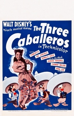 The Three Caballeros Canvas Poster