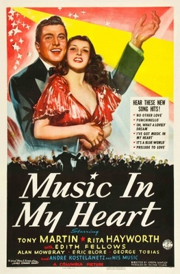 Music in My Heart Wooden Framed Poster