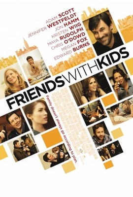 Friends with Kids Wooden Framed Poster