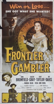 Frontier Gambler Wooden Framed Poster