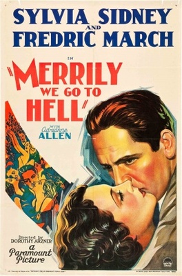 Merrily We Go to Hell Wooden Framed Poster
