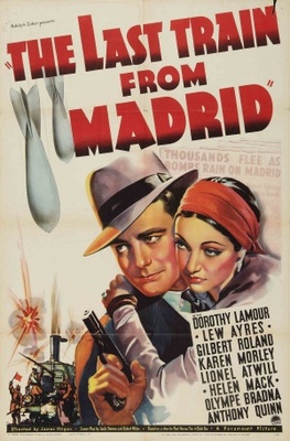 The Last Train from Madrid Canvas Poster