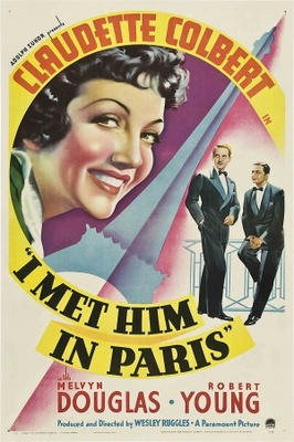 I Met Him in Paris Wooden Framed Poster