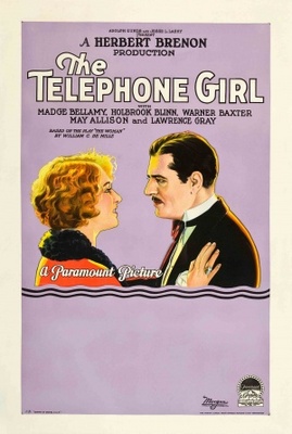 The Telephone Girl Wooden Framed Poster