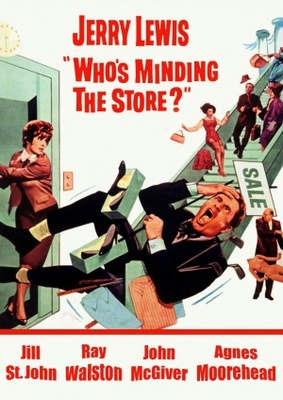 Who's Minding the Store? Wooden Framed Poster