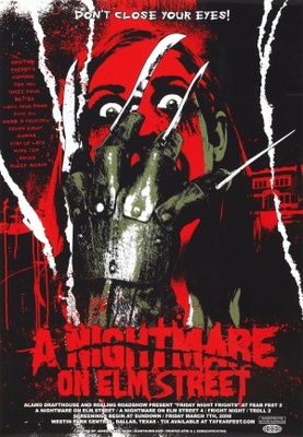 A Nightmare On Elm Street Poster with Hanger