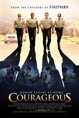 Courageous Wooden Framed Poster