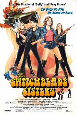 Switchblade Sisters Wooden Framed Poster