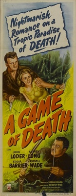 A Game of Death Wooden Framed Poster
