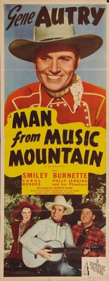Man from Music Mountain Wooden Framed Poster